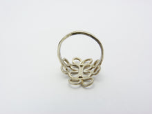Load image into Gallery viewer, Vintage Silver Mexico Lace Ring Size L &amp; Half