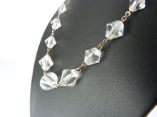 Load image into Gallery viewer, Vintage Art Deco Crystal Glass Bead Necklace