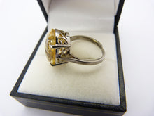 Load image into Gallery viewer, Vintage Sterling Silver 925 Citrine Ring Size