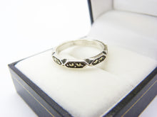 Load image into Gallery viewer, Vintage Silver Marcasite Eternity Band Ring
