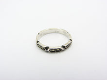 Load image into Gallery viewer, Vintage Silver Marcasite Eternity Band Ring