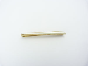 Vintage Gold Tone Mother of Pearl Tie Clip