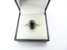Load image into Gallery viewer, Vintage Art Deco Silver &amp; Hematite Ring