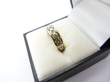 Load image into Gallery viewer, Vintage 9CT Yellow &amp; White Gold Spinel Eternity Ring