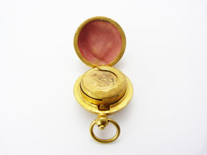 Antique Edwardian Brass Sovereign Coin Holder