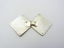 Load image into Gallery viewer, Vintage Art Deco Mother of Pearl Shell Buckle, Belt Buckle, Sash Buckle
