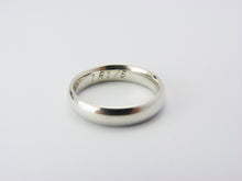 Load image into Gallery viewer, Vintage Silver Wedding Band Ring UK Size U