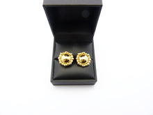 Load image into Gallery viewer, Vintage Gold Plated Monet Ball Stud Earrings