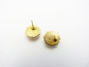 Vintage Gold Plated Monet Ball Earrings