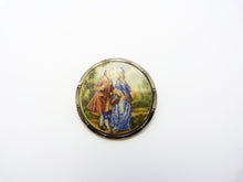 Load image into Gallery viewer, Vintage Georgian Couple Cameo Scarf Clip