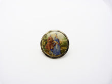 Load image into Gallery viewer, Vintage Georgian Couple Cameo Scarf Clip