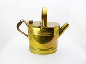 Antique Brass H F & Co. Watering Can