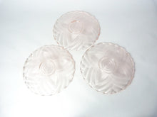 Load image into Gallery viewer, Vintage Pink Glass Plates - Set of 6 Side Plates - Belgium Pink Glass Plates