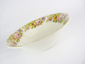 Vintage Enoch Wedgewood Tunstall Floral Pattern Bowl