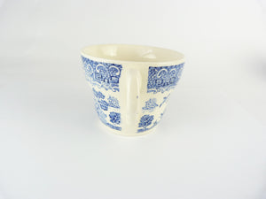 Vintage English Ironstone England Blue Willow Pattern  Tea Cup
