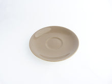 Load image into Gallery viewer, Vintage Poole Pottery Twin Tone Saucer-Mushroom and Sepia Saucer