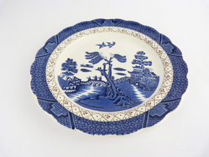 Royal Doulton China Booths Real Old Willow The Majestic Collection Plate