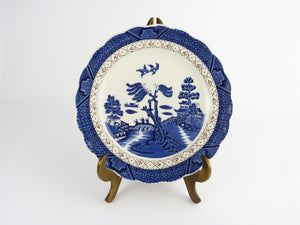 Royal Doulton China Booths Real Old Willow The Majestic Collection Plate