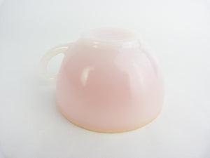 Vintage French Arcopal Harlequin Opalescent Pink Glass Tea Cup