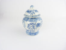 Load image into Gallery viewer, Vintage Blue &amp; White Small Lidded Ginger Jar