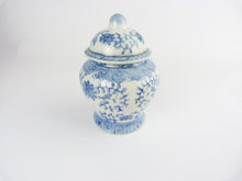 Load image into Gallery viewer, Vintage Blue &amp; White Small Lidded Ginger Jar