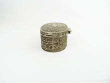 Load image into Gallery viewer, Vintage Silver Plated Jewellery Trinket Box