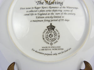 Royal Worcester Decorative Plate 'The Meeting'