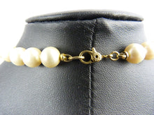 Load image into Gallery viewer, Vintage Monet Faux Pearl Sister Clasp Necklace
