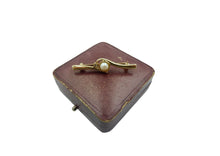 Load image into Gallery viewer, Vintage Gold &amp; Faux Pearl Brooch