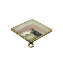Load image into Gallery viewer, Vintage Abalone Shell Alpaca Mexico Pendant