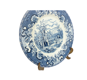 Barratts of Staffordshire Blue & White 'Playtime' Plate