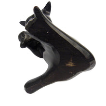 Load image into Gallery viewer, Vintage Black Cat Ornament Figurine