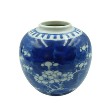 Load image into Gallery viewer, Antique Chinese Guangxu Blue &amp; White Prunus Jar