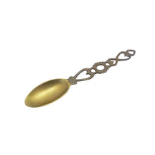 Load image into Gallery viewer, Vintage Brass Welsh Love Spoon