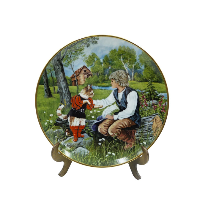 Vintage Kaiser Porcelain Plate 'Puss In Boots', Made In Germany