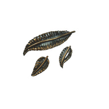 Load image into Gallery viewer, Vintage Copper Leaf Brooch &amp; Earrings Set