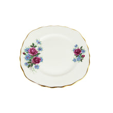 Load image into Gallery viewer, Vintage Crown Royal Bone China Pink Roses Side Plate