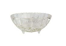 Load image into Gallery viewer, Vintage Clear Cut Glass Footed Bowl