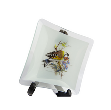 Load image into Gallery viewer, Vintage Glass Goldfinch Trinket Dish