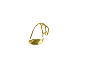 Vintage Gold Filled Childs ID Christening Bracelet