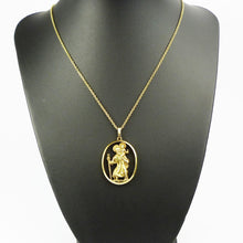 Load image into Gallery viewer, Kollmar &amp; Jourdan Gold Plated St. Christopher Pendant