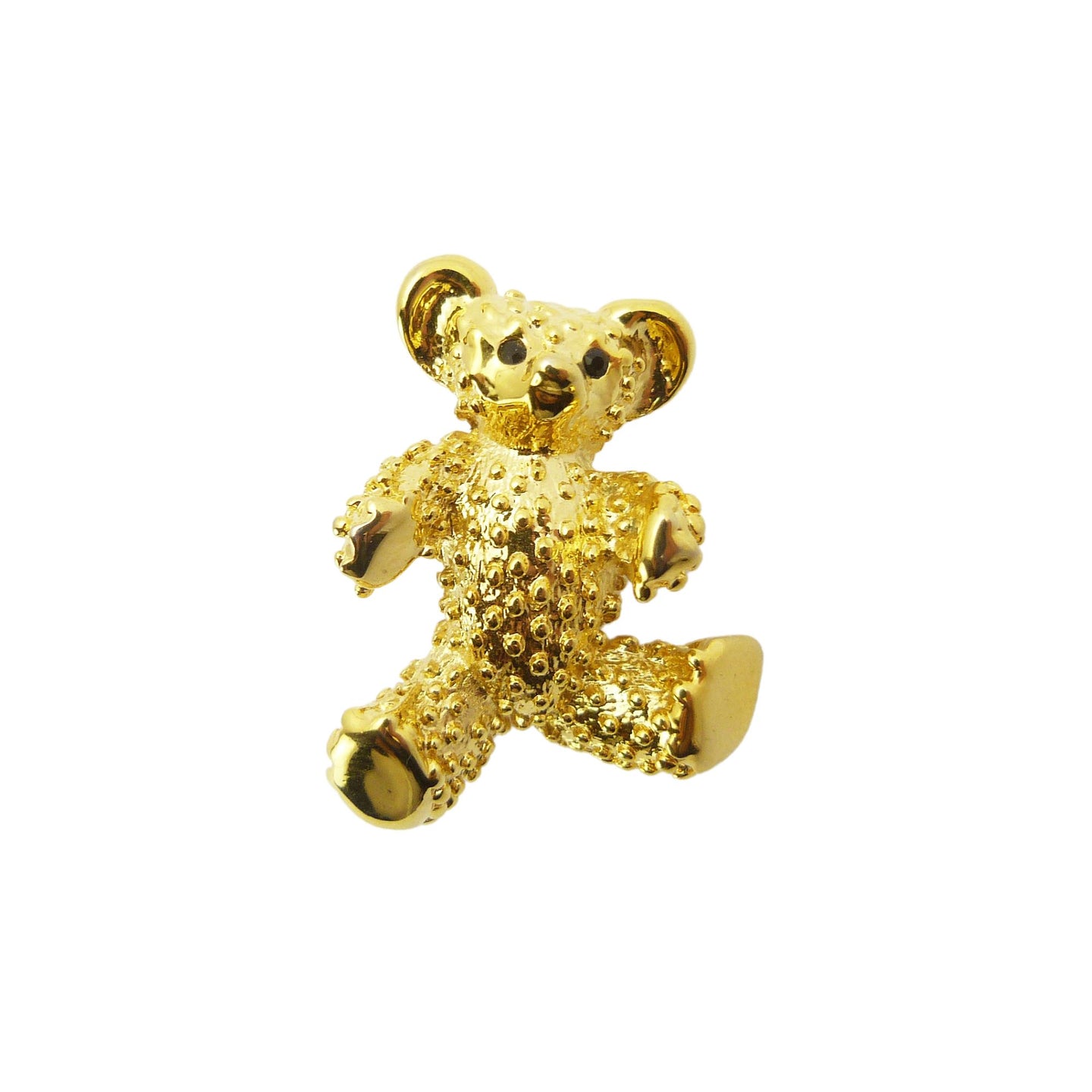 Vintage Gold Teddy Bear Brooch