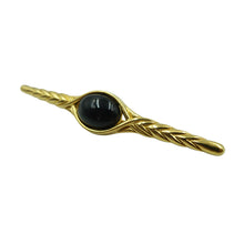 Load image into Gallery viewer, Vintage Gold M&amp;S Bar Brooch