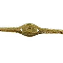 Load image into Gallery viewer, Vintage Gold M&amp;S Bar Brooch