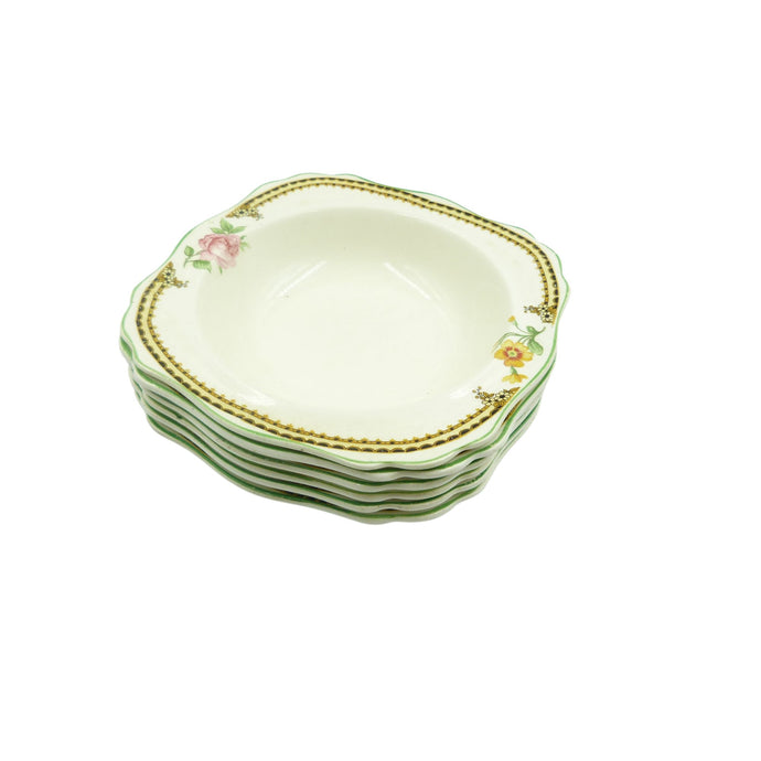 Vintage J & G Meakin Sol 391413 China Floral Bowls