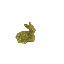 Load image into Gallery viewer, Vintage Brass Deer Figurine Ornament