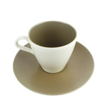Load image into Gallery viewer, Vintage Poole Pottery Twin Tone Teacup - Mushroom and Sepia Teacup