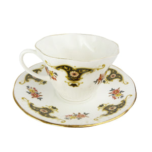 Vintage Royal Stafford Bone China Balmoral Tea Cup & Saucer