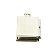Load image into Gallery viewer, Vintage Silver Holy Bible Opening Charm
