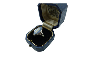 Vintage Wedgwood Blue Jasperware Ring